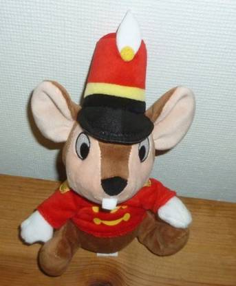 DISNEY Park Timothy Mouse From Dumbo Plush Doll New School Bag