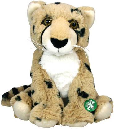 Animal Planet Plush with Sound Cheetah  - 10 inch
