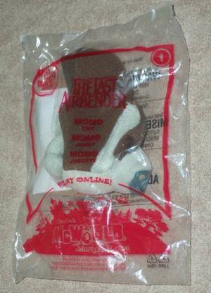 McDonald's Mcdonalds Happy Meal The Last Airbender Momo Plush 1 School Bag