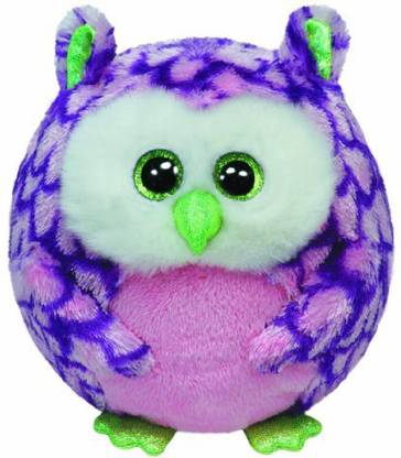 TY Beanie Babies Ozzy Pink Owl Regular Plush