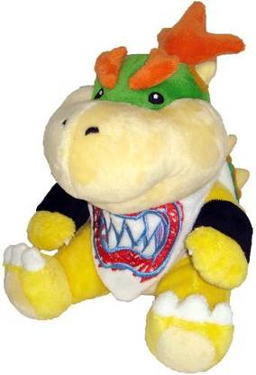 Sanei Super Mario Plush - 7" Bowser Jr. Soft Stuffed Plush Toy Japanese Import  - 20 inch