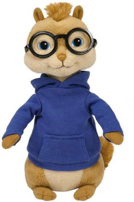 Anokhe Collections Alvin & The Chipmunks "Simon" 18 CM Stuffed Toy  - 18 cm