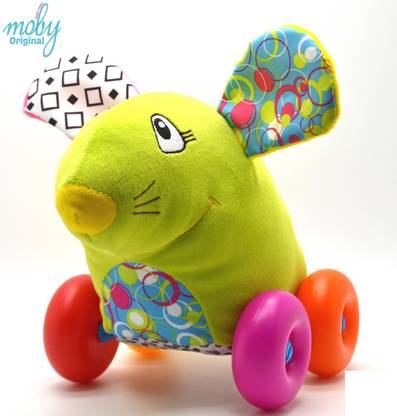 Moby ICute Toys - My Rolling Mouse Buddy Stuff Toy  - 10 inch