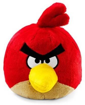 Angry Birds Plush 8Inch Red Bird With Sound