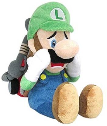 Little Leaf Buddy Super Mario Series Luigis Mansion 10" Scared Luigi with Strobulb Plush  - 24 inch