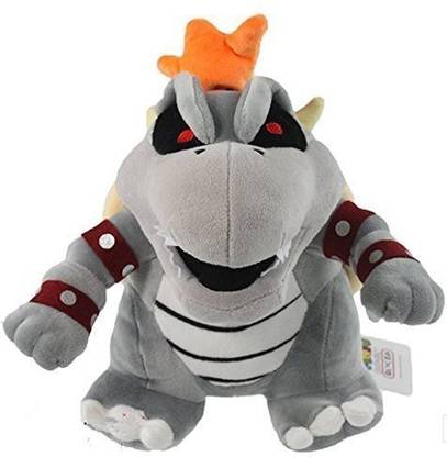 Super Mario Brothers super mario bros bowser koopa dry bone grey 10" plush doll toy RARE!  - 20 inch