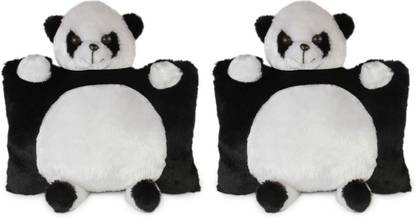 Deals India Deals India Panda Pillow (40 cm) (set of 2)  - 40 cm