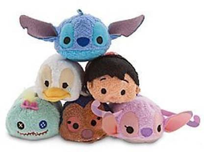 DISNEY Store Lilo & Stitch Tsum Tsum 35" Complete Set Of 6  - 65 inch