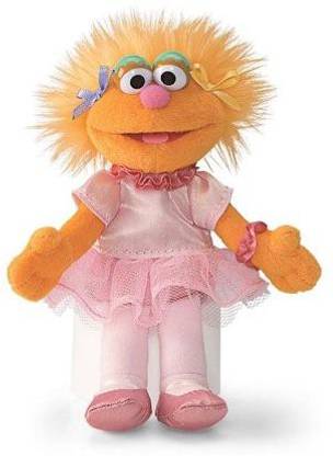 Enesco Zoe Ballerina Princess 6" Sesame Street Plush Beanbag Doll  - 9.84 inch