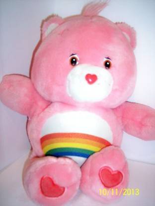CARE BEARS Talking Light Up Cheer Bear Care Bear