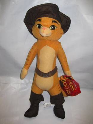 DreamWorks Shrek Movie 15" Puss In Boots Plush School Bag