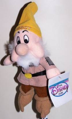 DISNEY Snow White & The Seven Dwarfs Bean Bags ~ Sneezy  - 14.17 inch
