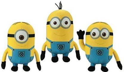 Despicable Me 2 The Minions 6 Inch Plush - Stuart, Kevin, and Bob  - 24 inch