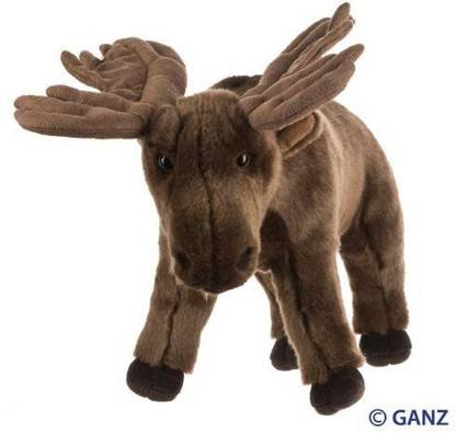 Ganz Webkinz Signature Moose Plush School Bag