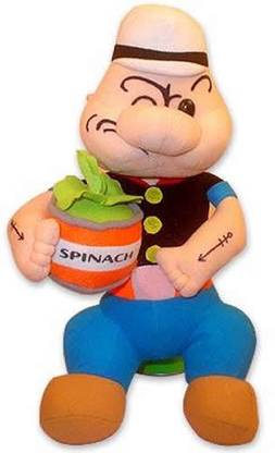 Grab A Deal Spinach Lover Popoye The Sailor Man  - 15 Inch