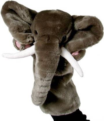 The Puppet Company Elephant Long Sleeved Glove Puppet Finger Puppets
