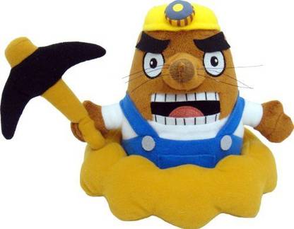 Sanei Animal Crossing New Leaf Sonny/Mr Resetti 65" Plush  - 4 inch