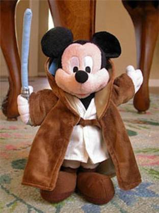 5Star-TD Disney Star Wars Mickey Mouse Jedi 11" Plush  - 20 inch