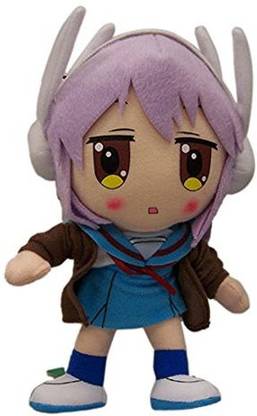 Great Eastern The Melancholy Of Haruhi Suzumiya 8" Yuki Nagato Plush