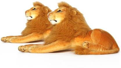 VRV Soft Wild Animal Lion Small toy-Set of 2  - 18 cm