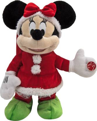 SIMBA Disney Plush - Holiday Singing & Walking Minnie Plush 31cm  - 30.48 cm