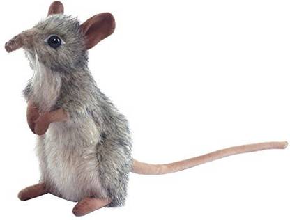 Hansa Elephant Mouse Plush Animal 6"