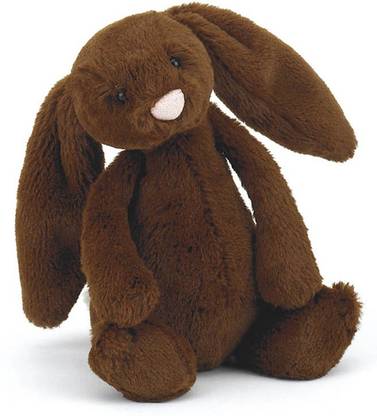 Jellycat Bashful Chocolate Bunny  - 7.08 inch