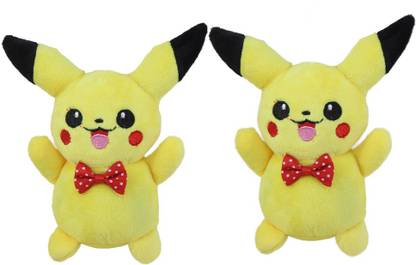 Tickles Tiny Pokemon with Bow (Set Of 2)  - 12 cm