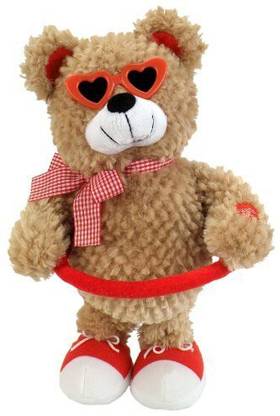 Chantilly Lane Sugar Pie Bear Sings "Sugar Pie Honey Bunch" 13" Plush  - 36 inch
