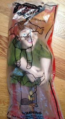 Burger King Disney Hunchback Of Notre Dame Quasimodo 8" Plush Doll School Bag