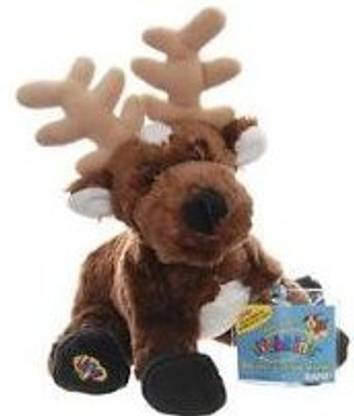 Webkinz Reindeer With Magnetic Bookmark  - 6 inch