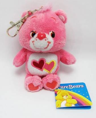 CARE BEARS Love A Lot Care Bear Plush Keychain Collector'S Edition
