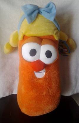 VeggieTales Huggable Veggies Tales Laura Carrot Plush Large 17"  - 7.08 inch
