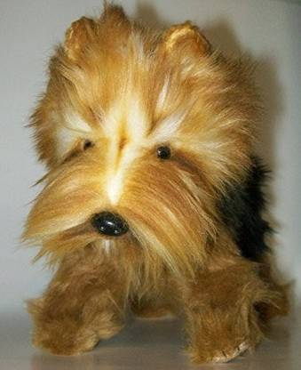 Hansa Yorkshire Terrier Small Plush Dog 10" L