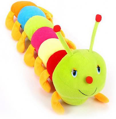 Green Apple Colorful Caterpillar  - 13 cm