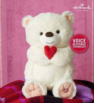 Hallmarc I Love You Bear With Voice Response Technology