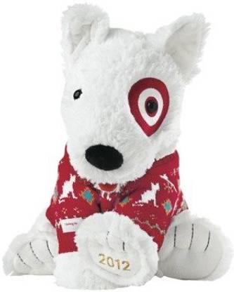 Target Limited Edition Holiday Bullseye Dog Plush St Jude'S 2012