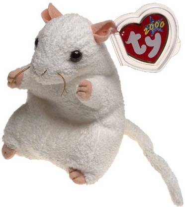 TY Beanie Ba Cheezer The Mouse  - 6 inch