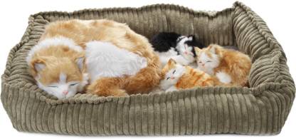 Perfect Petzzz Porch Cat & 3 Kittens Finger Puppets