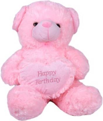 Cuddles collections Heart teddy Pink  - 45 cm