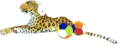 Ekku Combo of Leopard and 2 Balls  - 5 inch