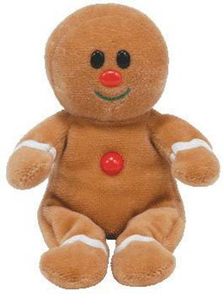 TY Sweeter Jingle Beanie Ba Gingerbread Man