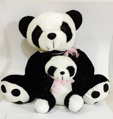 Fun Toys Panda With Baby  - 32.5 cm