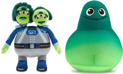 DISNEY Miles from Tomorrowland Watson Crick and Blodger Plush Set  - 17.3 inch