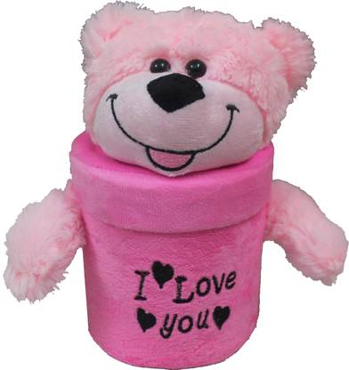 Tipi Tipi Tap Cute Teddy With I Love You Box  - 25 cm