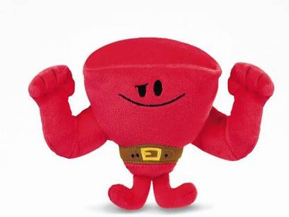 Mr. Men And Little Miss Mr Strong Mini Plush 4" Mr Men Little Miss Series  - 8 inch