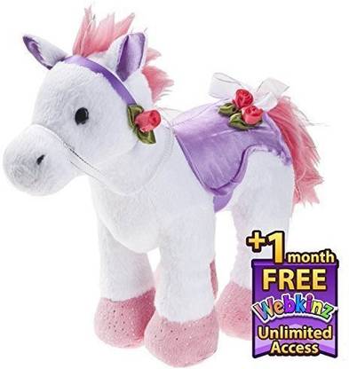 Webkinz Merry Go Round Pony + 1 Month Free Unlimited Access To Com