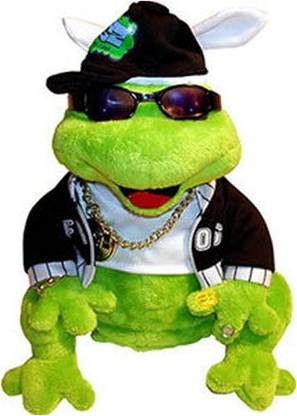 Gemmy Frogz Rock It Rap It Ribbit Hip Hop Plush Frog Moves  - 40 cm