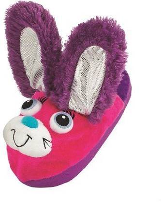 Stompeez Bunny Slippers With Personality! Purple / Pink, Medium Size 11.5-2  - 24 inch