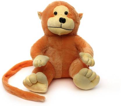 Acctu Toys Brown Monkey Long Tail  - 45 inch